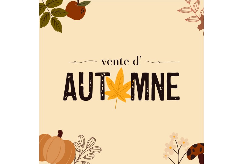 Vente d'automne / halloween